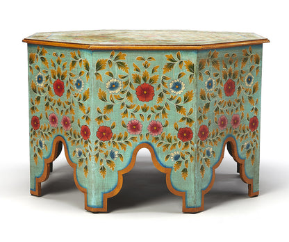 Butler Specialty Company - Artifacts - Priya Hand Painted Coffee Table, Green - 5362290