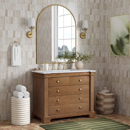 Butler Specialty Company - Rachelle 42 in. W Single Sink Bathroom Vanity Set, Light Brown - 5571495 view 6