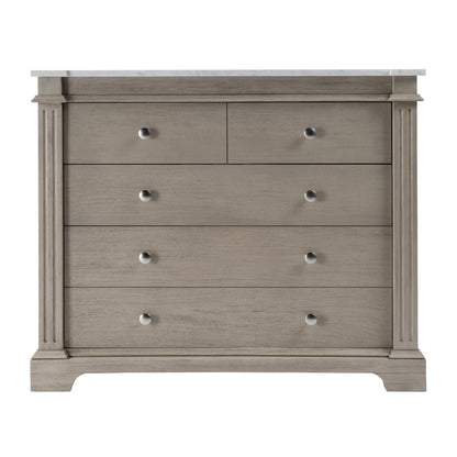 Butler Specialty Company - Rachelle 42 in. W. Single Marble Top Bathroom Vanity/Sink Set, Gray - 5571329