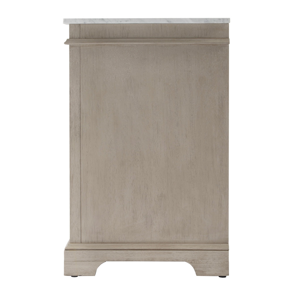 Butler Specialty Company - Rachelle 42 in. W. Single Marble Top Bathroom Vanity/Sink Set, Gray - 5571329