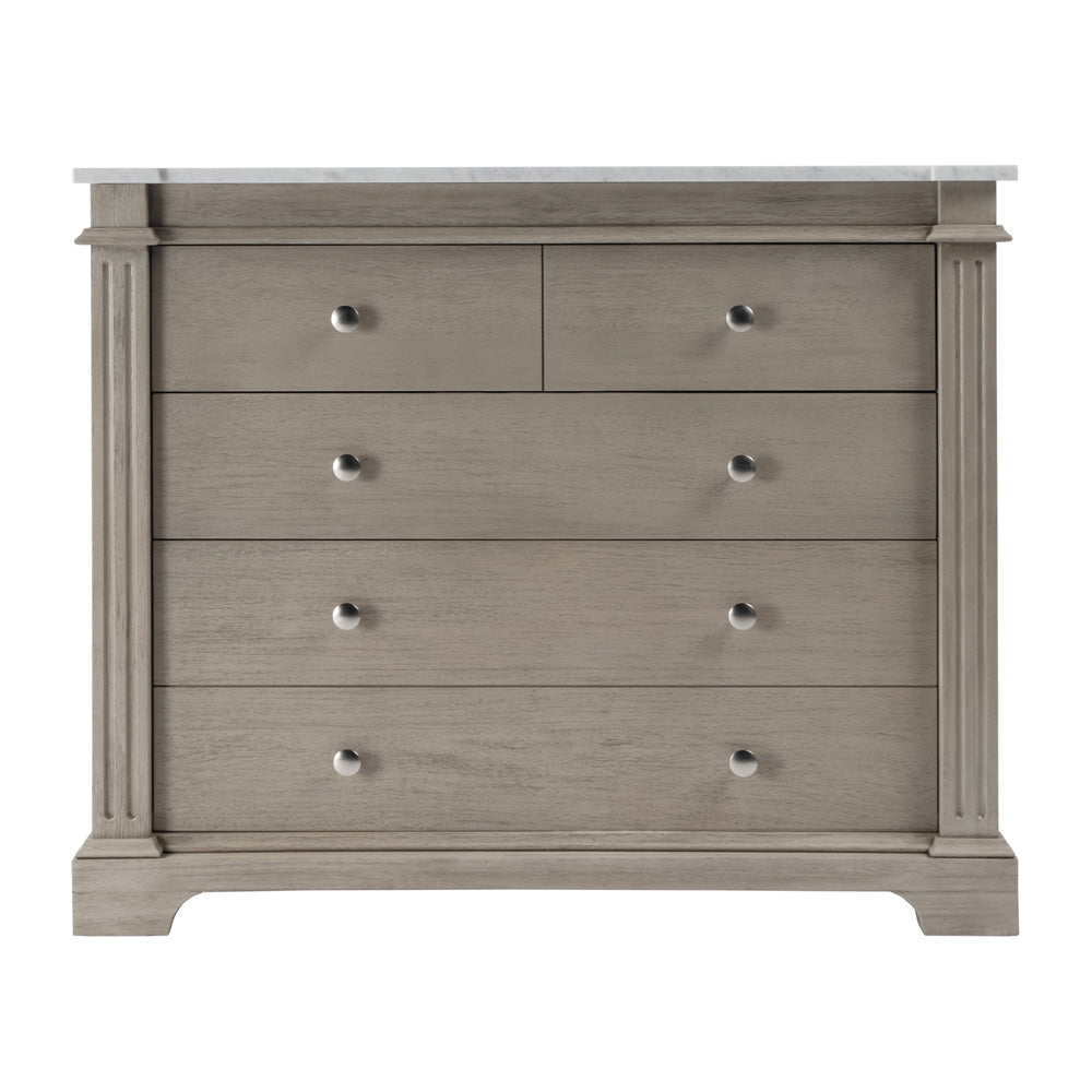 Butler Specialty Company - Rachelle 42 in. W. Single Marble Top Bathroom Vanity/Sink Set, Gray - 5571329