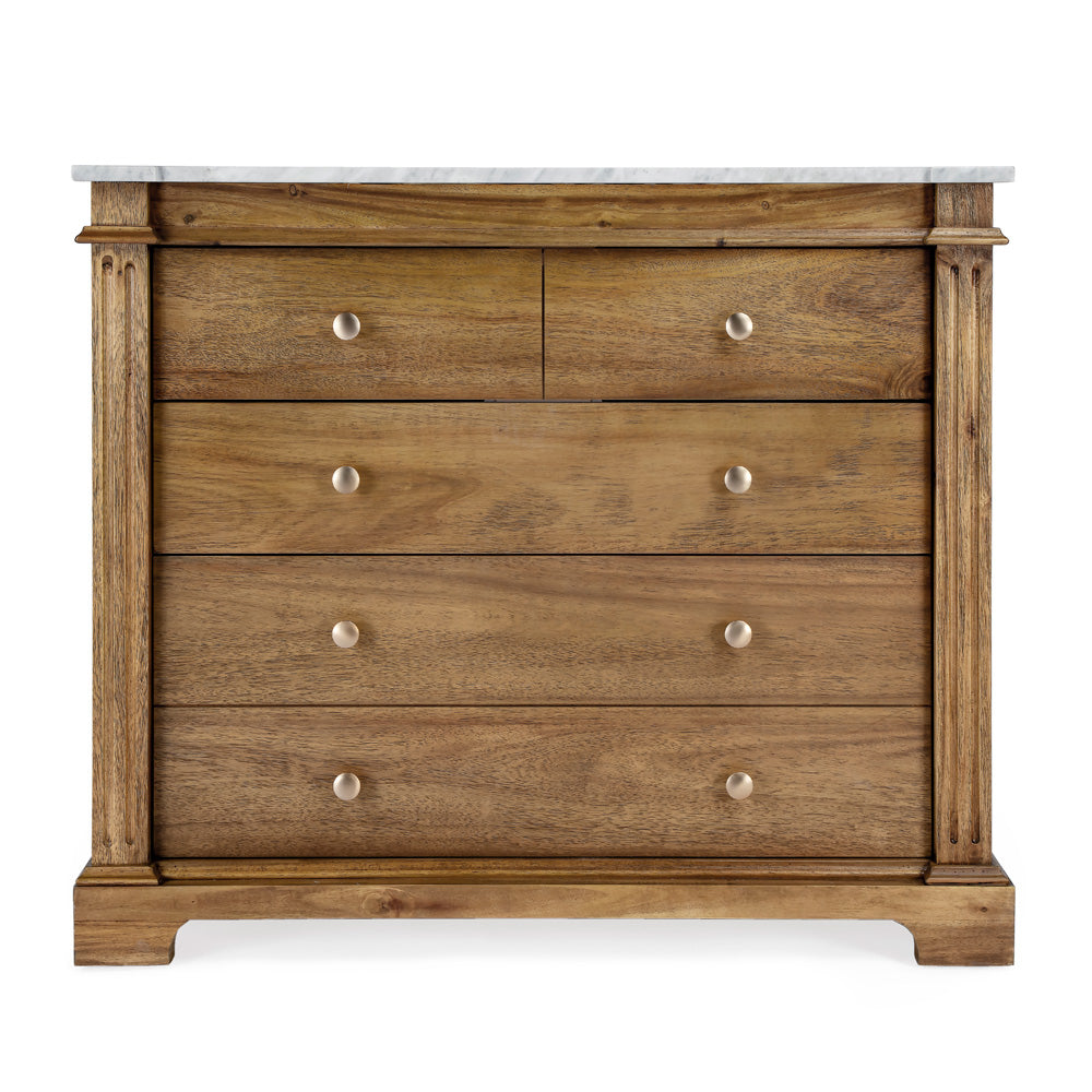 Butler Specialty Company - Rachelle 42 in. W Single Marble Top Bathroom Vanity/Sink Set, Light Brown - 5571415