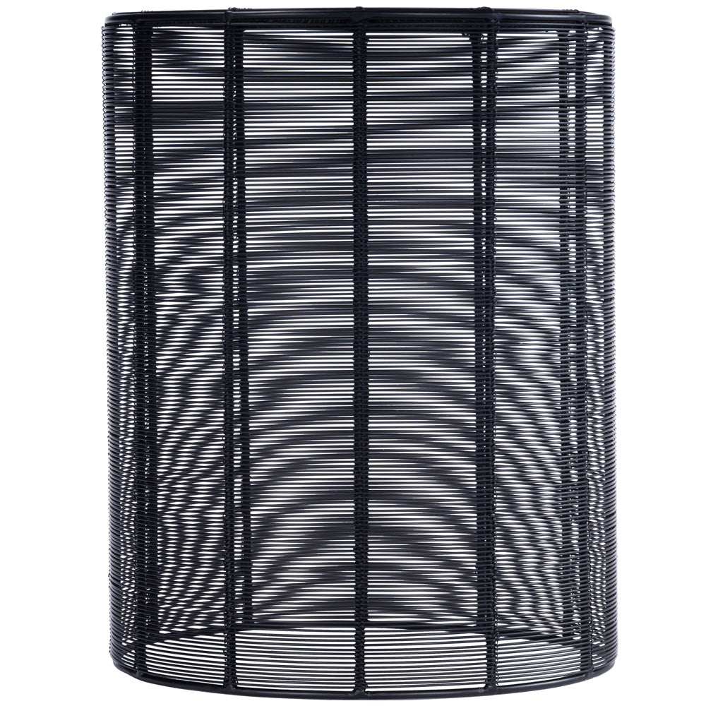 Butler Specialty Company - Renwick 14.25 in. W Round Iron Cage Side Table, Black - 3317025_CLOSEOUT