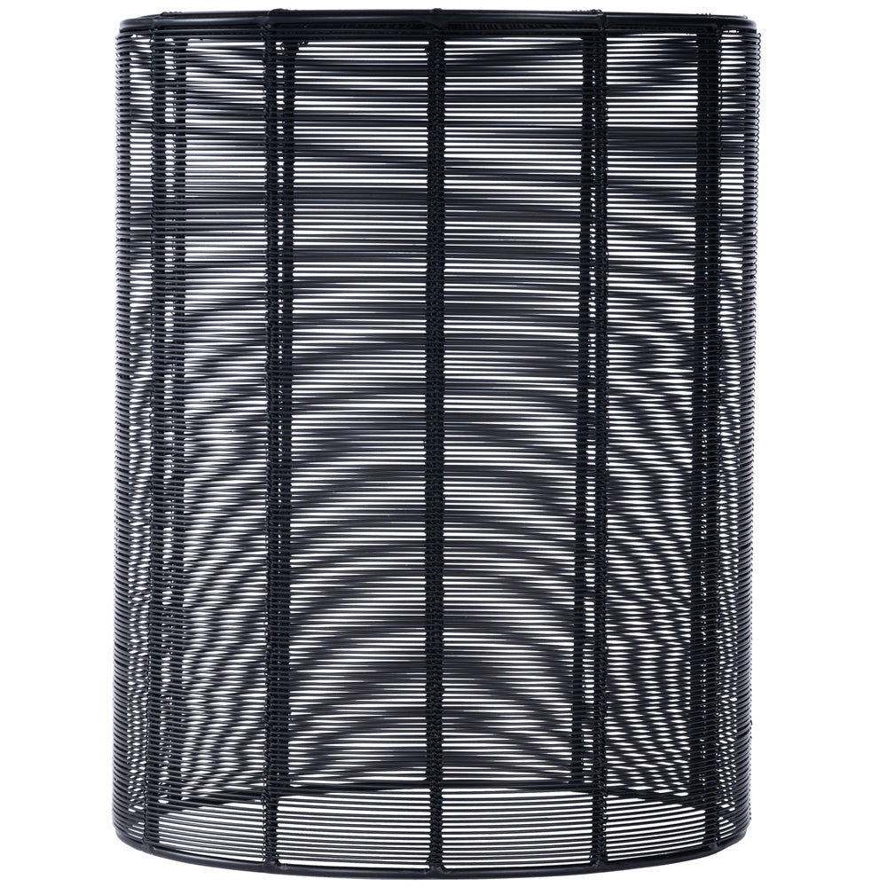Butler Specialty Company - Renwick 14.25 in. W Round Iron Cage Side Table, Black - 3317025_CLOSEOUT