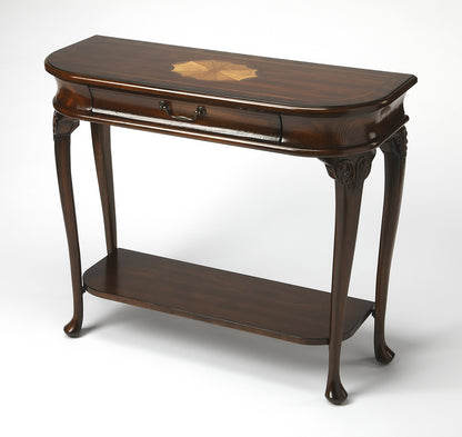Butler Specialty Company - Ridgeland 36 in. W Rectangular Wood 1 Drawer Console Table, Dark Brown - 2110024