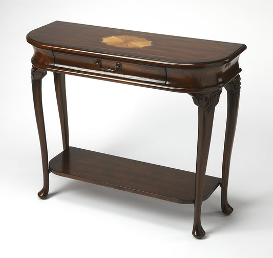 Butler Specialty Company - Ridgeland 36 in. W Rectangular Wood 1 Drawer Console Table, Dark Brown - 2110024