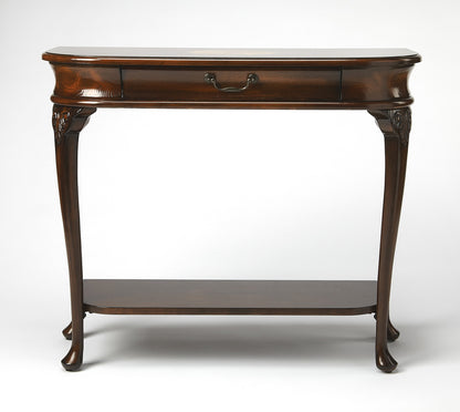 Butler Specialty Company - Ridgeland 36 in. W Rectangular Wood 1 Drawer Console Table, Dark Brown - 2110024