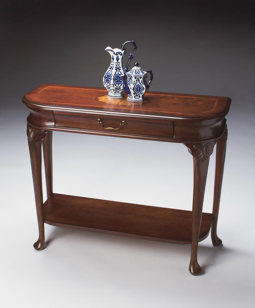 Butler Specialty Company - Ridgeland 36 in. W Rectangular Wood 1 Drawer Console Table, Dark Brown - 2110024