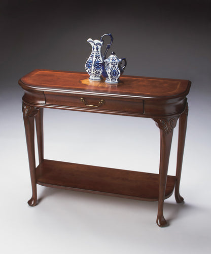 Butler Specialty Company - Ridgeland 36 in. W Rectangular Wood 1 Drawer Console Table, Dark Brown - 2110024