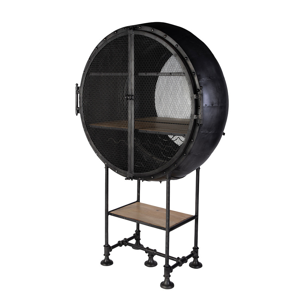 Butler Specialty Company - Roanoke 43 in W x 69 in. H Iron Bar Cabinet, Black - 5900330 View 1