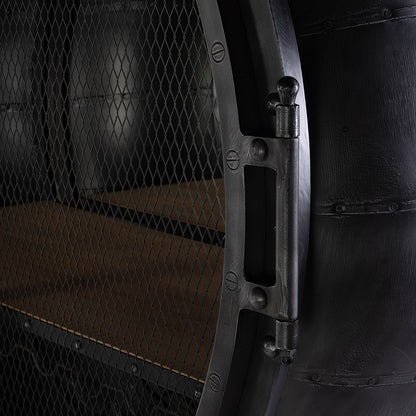 Butler Specialty Company - Roanoke 43 in W x 69 in. H Iron Bar Cabinet, Black - 5900330 View 2