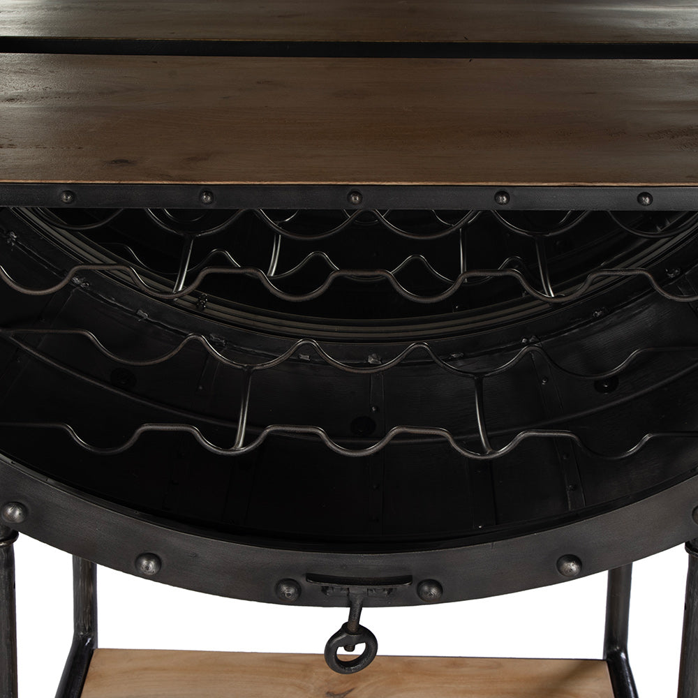 Butler Specialty Company - Roanoke 43 in W x 69 in. H Iron Bar Cabinet, Black - 5900330 View 4