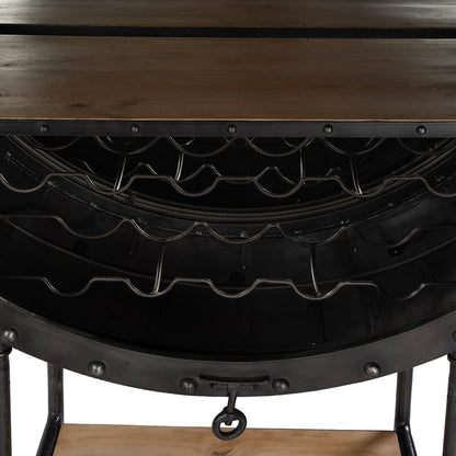 Butler Specialty Company - Roanoke 43 in W x 69 in. H Iron Bar Cabinet, Black - 5900330 View 4