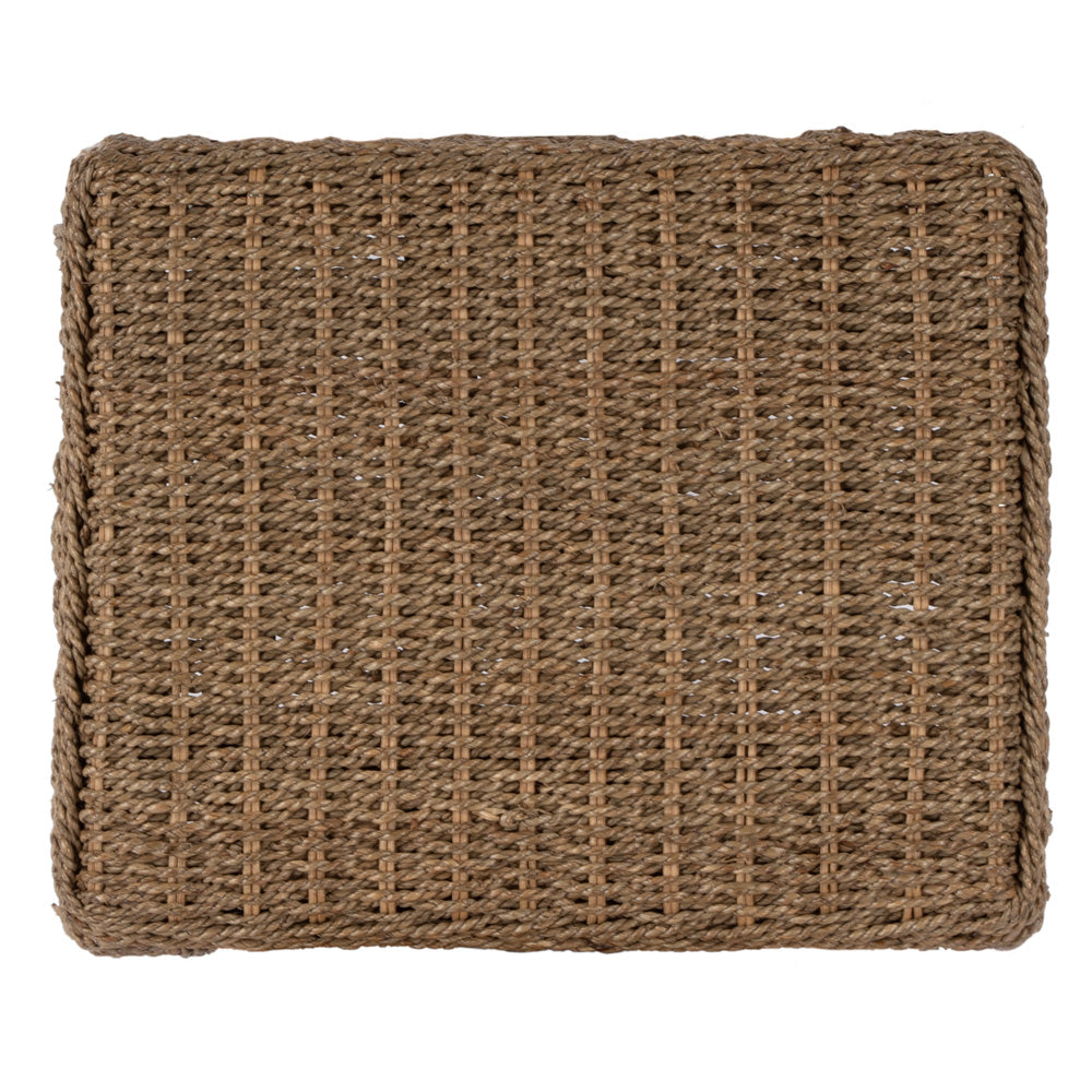 Butler Specialty Company - Robias 24.5 in. Seat Height Rectangular Rattan Backless Counter Height Stool, Light Brown - 5513441