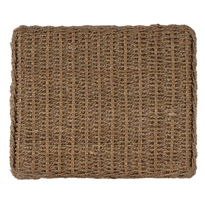 Butler Specialty Company - Robias 24.5 in. Seat Height Rectangular Rattan Backless Counter Height Stool, Light Brown - 5513441