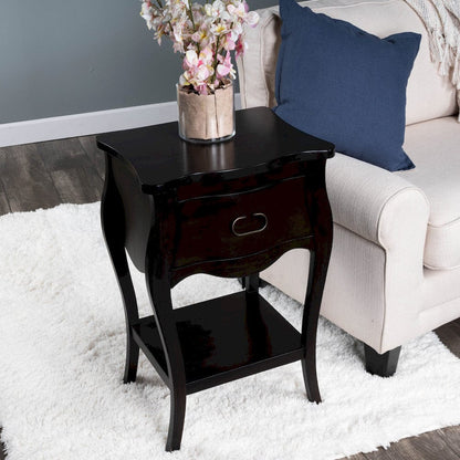 Butler Specialty Company - Rochelle 18 in. W Rectangular Wood 1 Drawer Nightstand, Dark Brown - 9308117 view 7