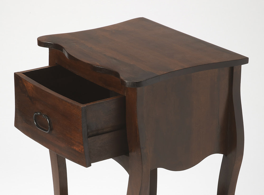 Butler Specialty Company - Rochelle 18 in. W Rectangular Wood 1 Drawer Nightstand, Dark Brown - 9308342