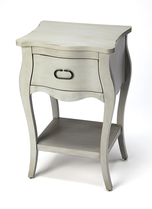 Butler Specialty Company - Rochelle 18 in. W Rectangular Wood 1 Drawer Nightstand, Gray - 9308329