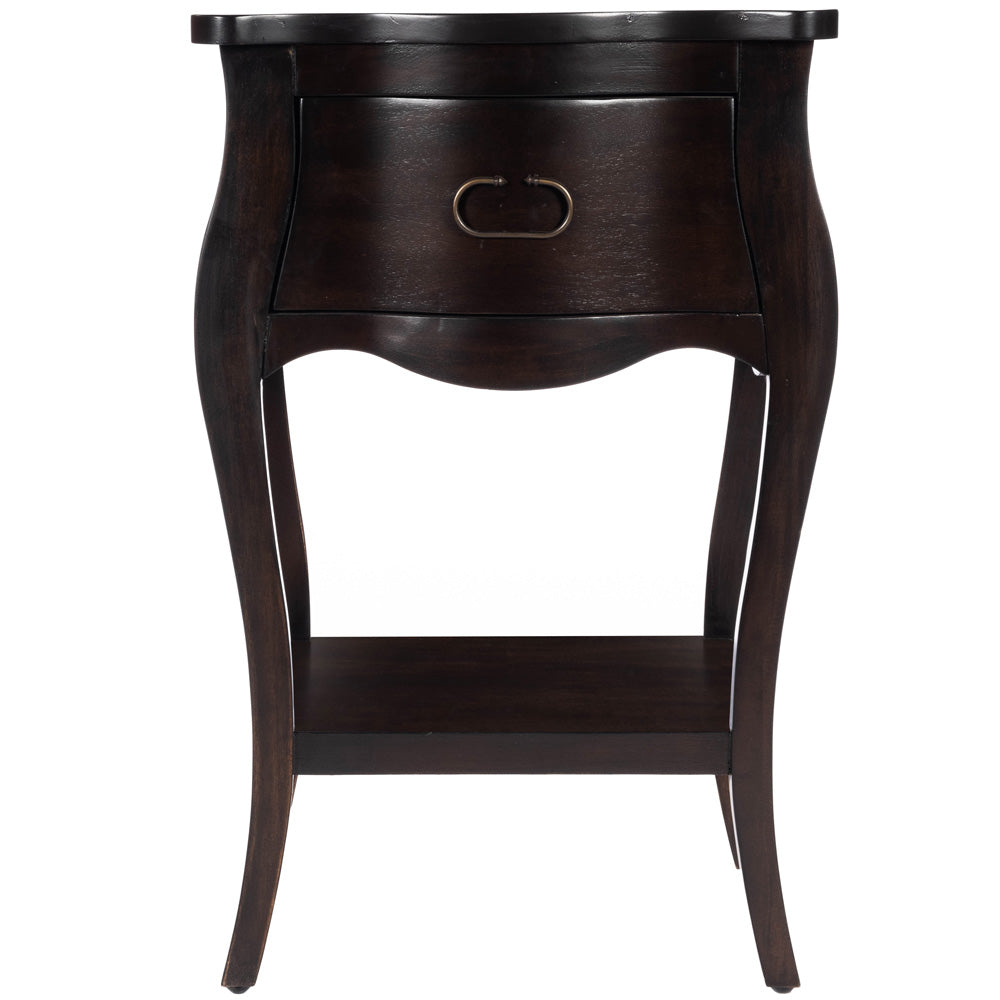 Butler Specialty Company - Rochelle 18 in. W Rectangular Wood 1 Drawer Nightstand, Dark Brown - 9308117