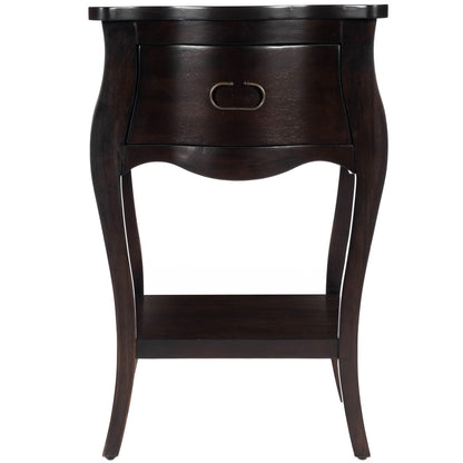 Butler Specialty Company - Rochelle 18 in. W Rectangular Wood 1 Drawer Nightstand, Dark Brown - 9308117