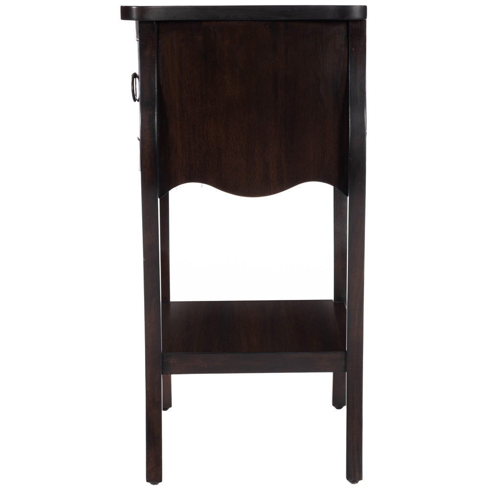 Butler Specialty Company - Rochelle 18 in. W Rectangular Wood 1 Drawer Nightstand, Dark Brown - 9308117