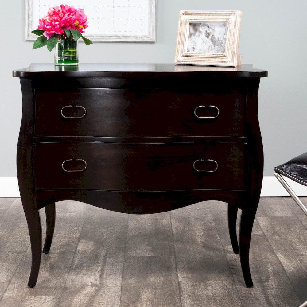 Butler Specialty Company - Rochelle 34 in. W Rectangular Wood 2 Drawer Accent Storage Chest, Dark Brown - 9307117 view 6