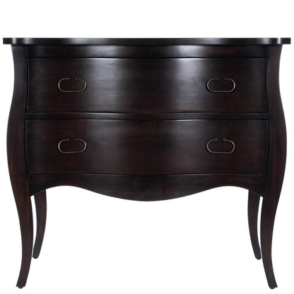 Butler Specialty Company - Rochelle 34 in. W Rectangular Wood 2 Drawer Accent Storage Chest, Dark Brown - 9307117