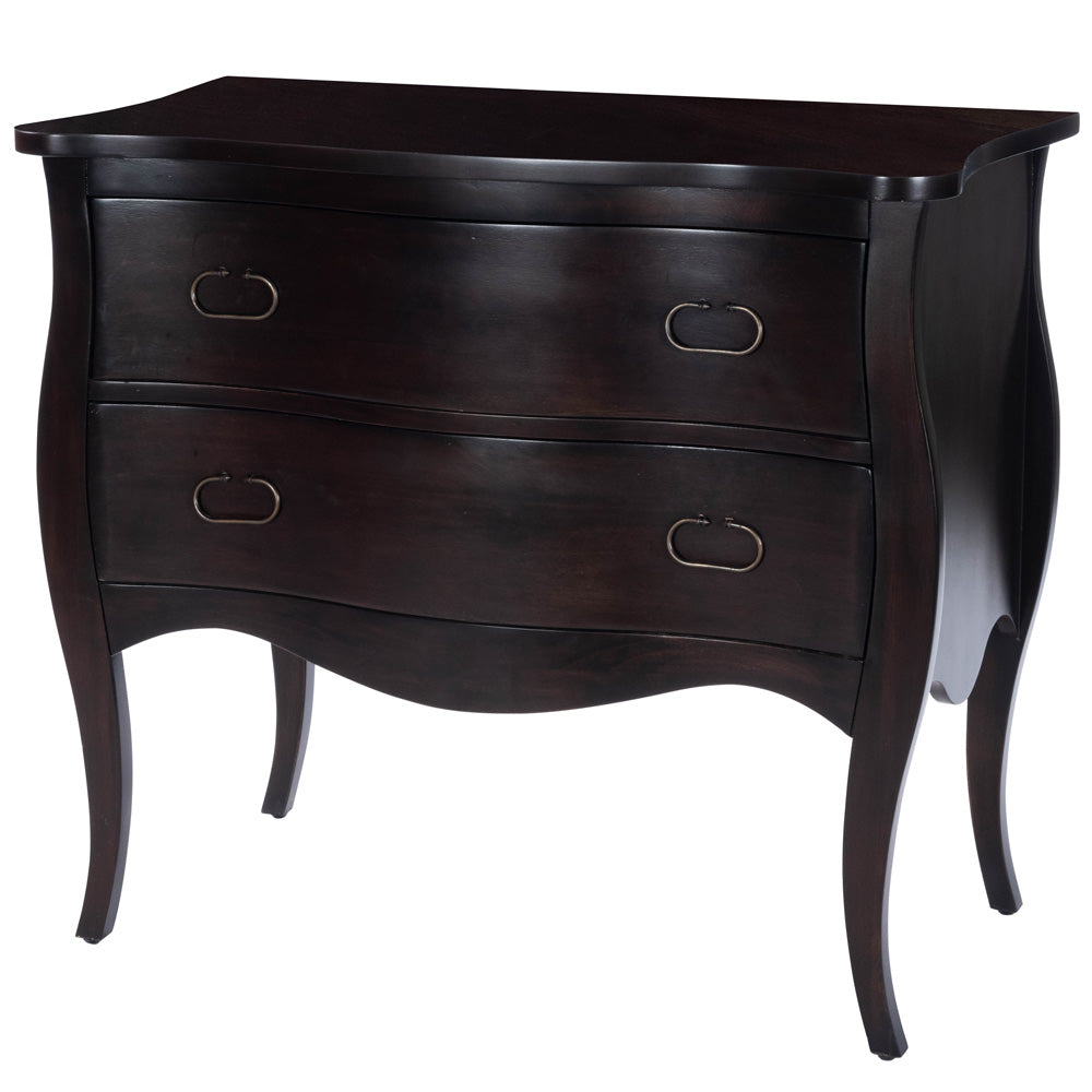 Butler Specialty Company - Rochelle 34 in. W Rectangular Wood 2 Drawer Accent Storage Chest, Dark Brown - 9307117