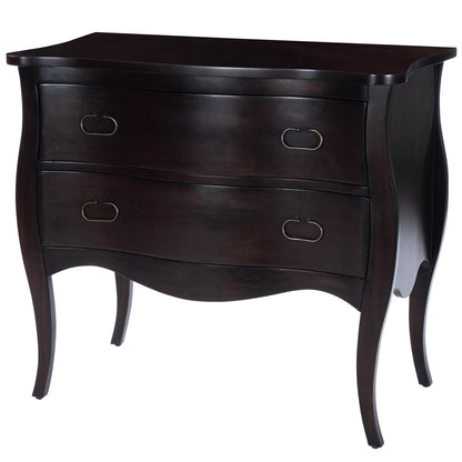 Butler Specialty Company - Rochelle 34 in. W Rectangular Wood 2 Drawer Accent Storage Chest, Dark Brown - 9307117