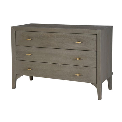 Butler Specialty Company - Rockport 46 in. W Rectangular Wood 3 Drawer Dresser, Gray - 5901496 view 1
