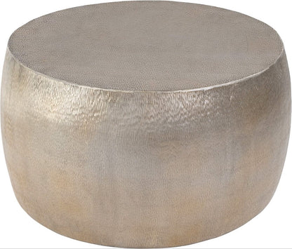 Butler Specialty Company Sahara 31.5 in. W Round Stainless Steel Coffee Table  - Antique Gold - 5938226 view 1