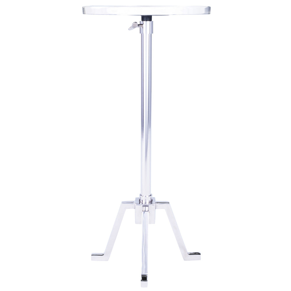 Butler Specialty Company - Sash Metal & Marble Side Table, Silver - 5491220