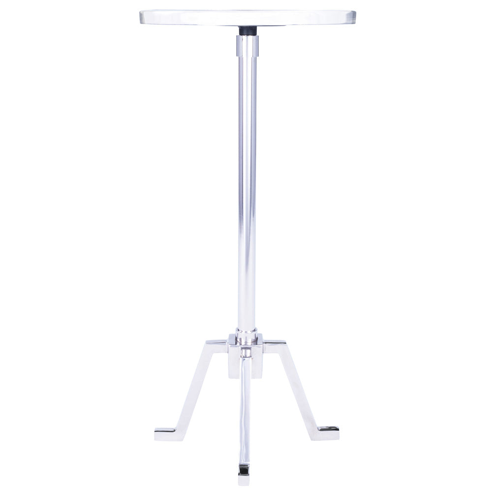 Butler Specialty Company - Sash Metal & Marble Side Table, Silver - 5491220