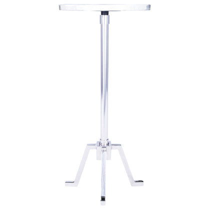 Butler Specialty Company - Sash Metal & Marble Side Table, Silver - 5491220