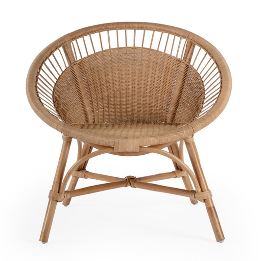 Butler Specialty Company - Savannah 31 in. W Woven Rattan Accent Chair, Natural - 5781404_CLOSEOUT