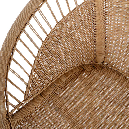 Butler Specialty Company - Savannah 31 in. W Woven Rattan Accent Chair, Natural - 5781404