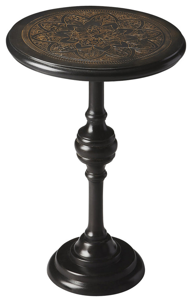 Butler Specialty Company - Selma 15 in. W Round Metal Side Table, Black - 4202025