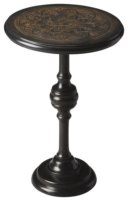 Butler Specialty Company - Selma 15 in. W Round Metal Side Table, Black - 4202025