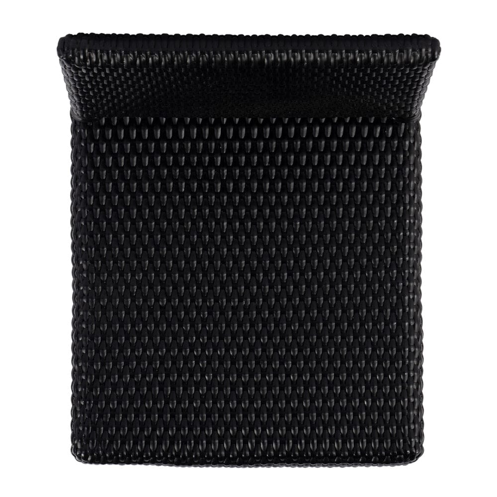 Butler Specialty Company - Serienna 24.5 in. Seat Height Rectangular  Rattan Low Back Counter Stool, Black - 5585425 View 4