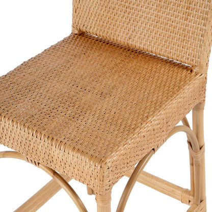 Butler Specialty Company - Serienna 24.5 in. Seat Height Rectangular  Rattan Low Back Counter Stool, Natural - 5585404 View 4