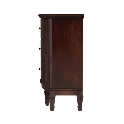 Butler Specialty Company - Sheffield 40 in. W Rectangular Wood 3 Drawer 2 Door Accent Cabinet, Dark Brown - 674024