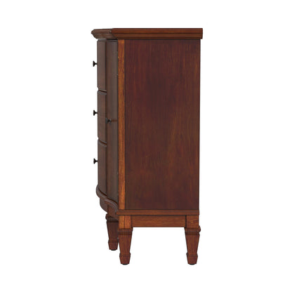 Butler Specialty Company - Sheffield 40 in. W Rectangular Wood 3 Drawer 2 Door Accent Cabinet, Medium Brown - 674011
