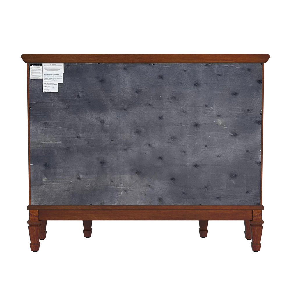 Butler Specialty Company - Sheffield 40 in. W Rectangular Wood 3 Drawer 2 Door Accent Cabinet, Medium Brown - 674011