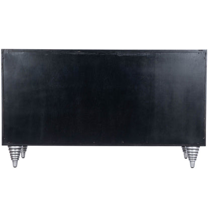 Butler Specialty Company - Shelly Leather & Capiz Shell Inlay 55" Sideboard, Medium Brown - 5486350_CLOSEOUT