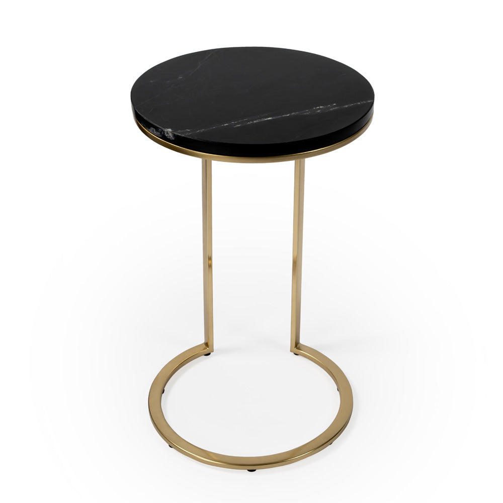 Butler Specialty Company - Shounderia Marble Side Table, Black - 5277402