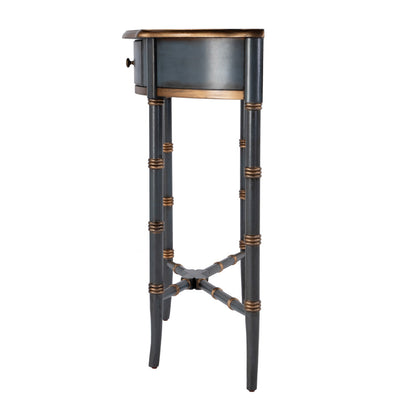 Butler Specialty Company - Skilling 31 in. W Specialty Demilune Shape Wood 1 Drawer Console Table, Pastel Blue - 3623483 view 4