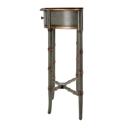 Butler Specialty Company - Skilling 31 in. W Specialty Demilune Shape Wood 1 Drawer Console Table, Pastel Green - 3623482 view 3