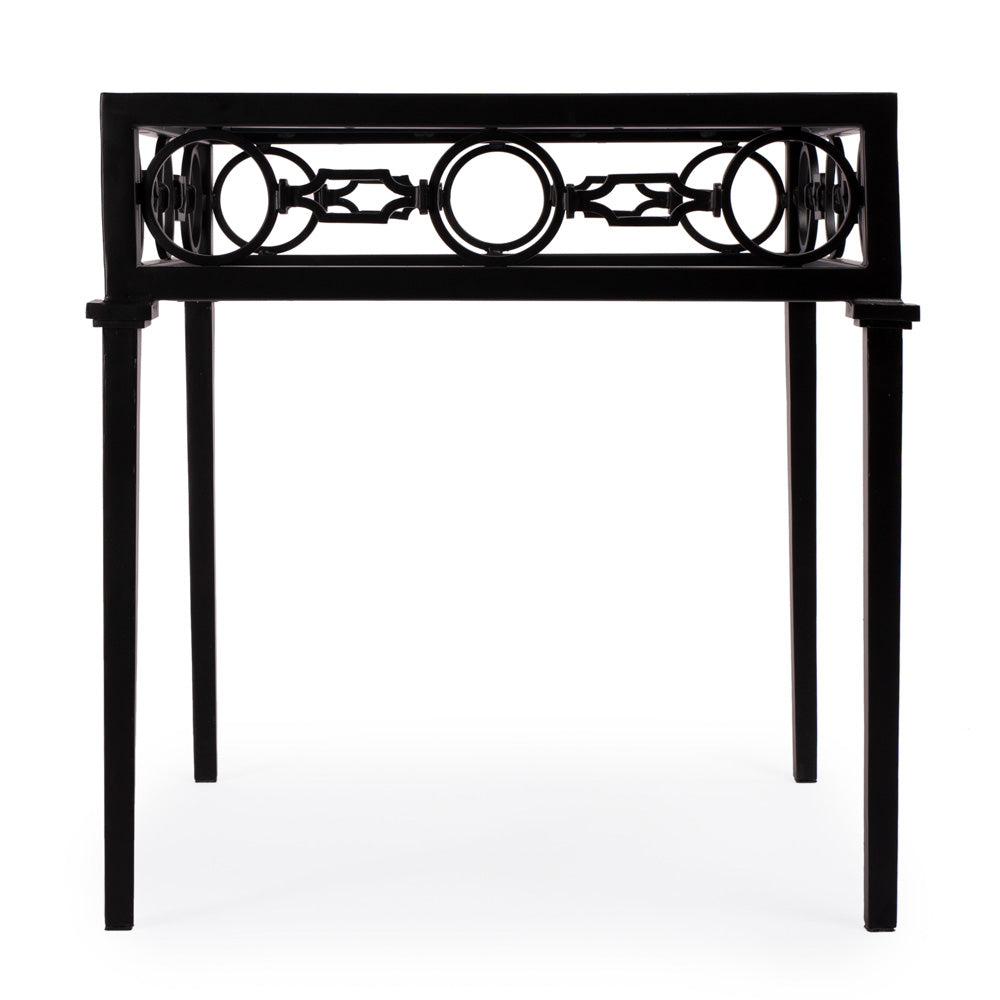Butler Specialty Company - Southport Indoor/Outdoor 22.25 in. W Square Iron End Table, Black - 5664437