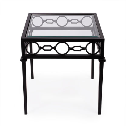 Butler Specialty Company - Southport Indoor/Outdoor 22.25 in. W Square Iron End Table, Black - 5664437
