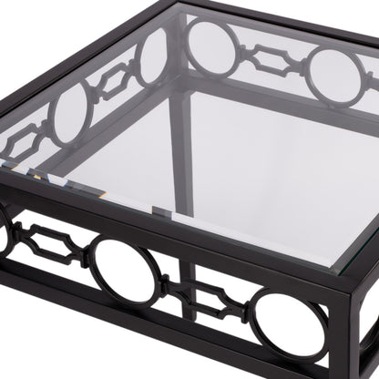 Butler Specialty Company - Southport Indoor/Outdoor 22.25 in. W Square Iron End Table, Black - 5664437